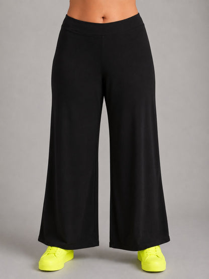 Doris Streich Marlene-Hose uni – Schwarz / Grau