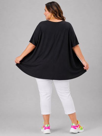 Frenzi Oversize Shirt "I'm a Limited Edition" Schwarz – Exklusiv-Print – Einheitsgröße 44–58