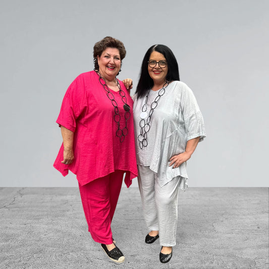 Oversize-Tunika von Accente by SINNE – luftig, hochwertig & in vielen Farben 44 46 48 50 52 54 56 58 60