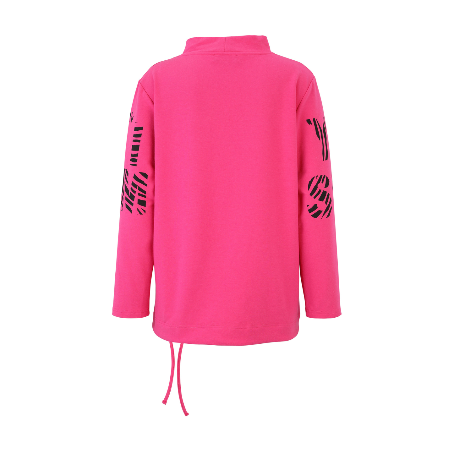 Doris Streich – Sweatshirt pink mit Stehkragen und Strassdetails 44 46 48 50 52 54 56