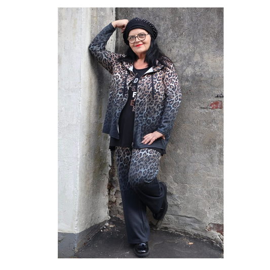 Doris Streich – Leo-Jacke mit Farbverlauf und Zipper 44 46 48 50 52 54 56