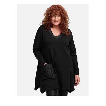 DYB – Do Your Best Tunika Schwarz – weich, edel & ausdrucksstark 42 44 46 48 50 52 54 56 58