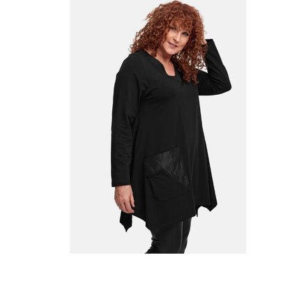 DYB – Do Your Best Tunika Schwarz – weich, edel & ausdrucksstark 42 44 46 48 50 52 54 56 58