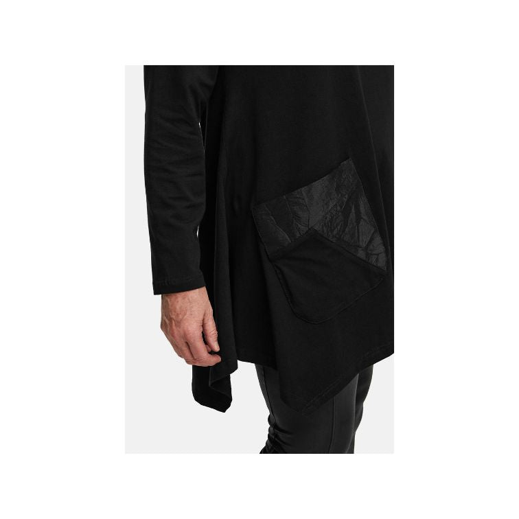 DYB – Do Your Best Tunika Schwarz – weich, edel & ausdrucksstark 42 44 46 48 50 52 54 56 58