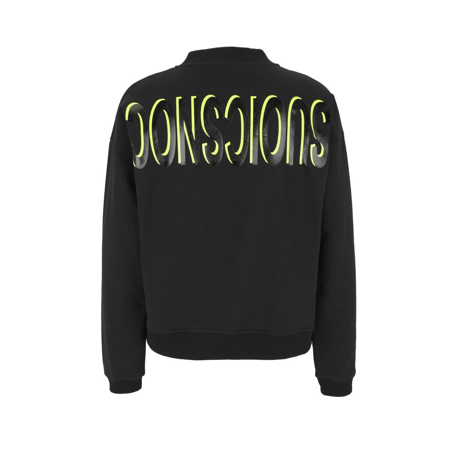 Doris Streich Bomberjacke Schwarz mit Neon-Print