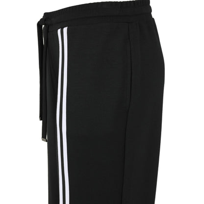 Doris Streich Hose Schwarz weiße Frontstreifen große Größen – Nickis XXL Fashion – Ansicht 3