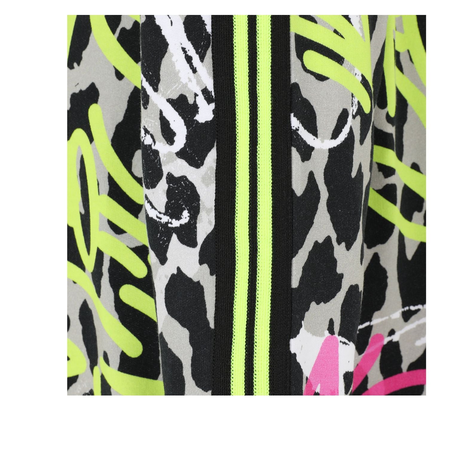Doris Streich Jacke Schwarz Zebra Graffiti große Größen – Nickis XXL Fashion – Ansicht 3