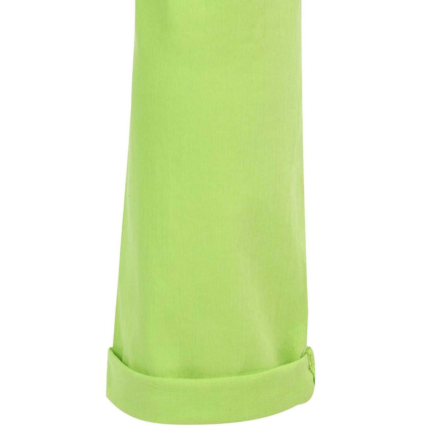 Doris Streich Jeanshose Neon-Grün Slim Fit