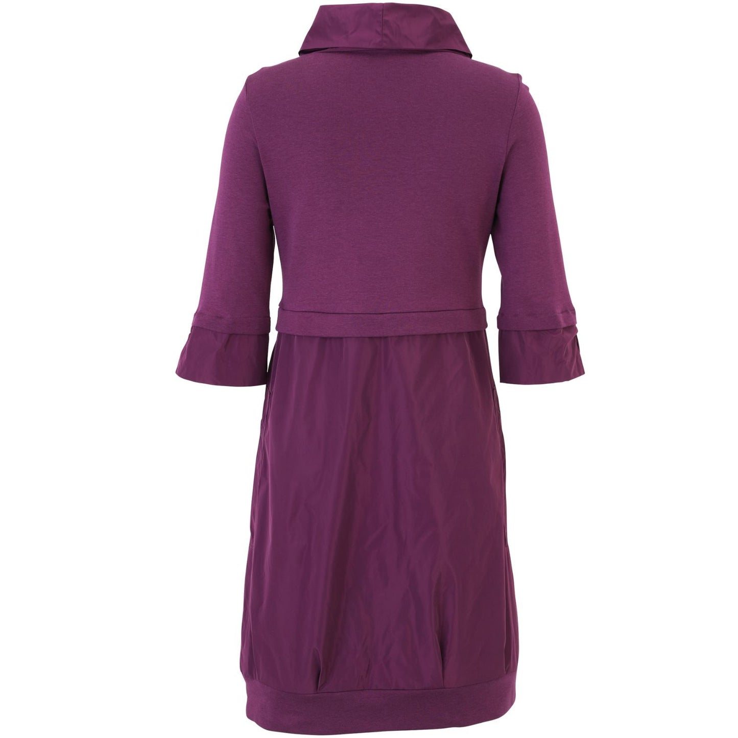 Doris Streich Kleid Beere Microtaft große Größen – Nickis XXL Fashion – Ansicht 4