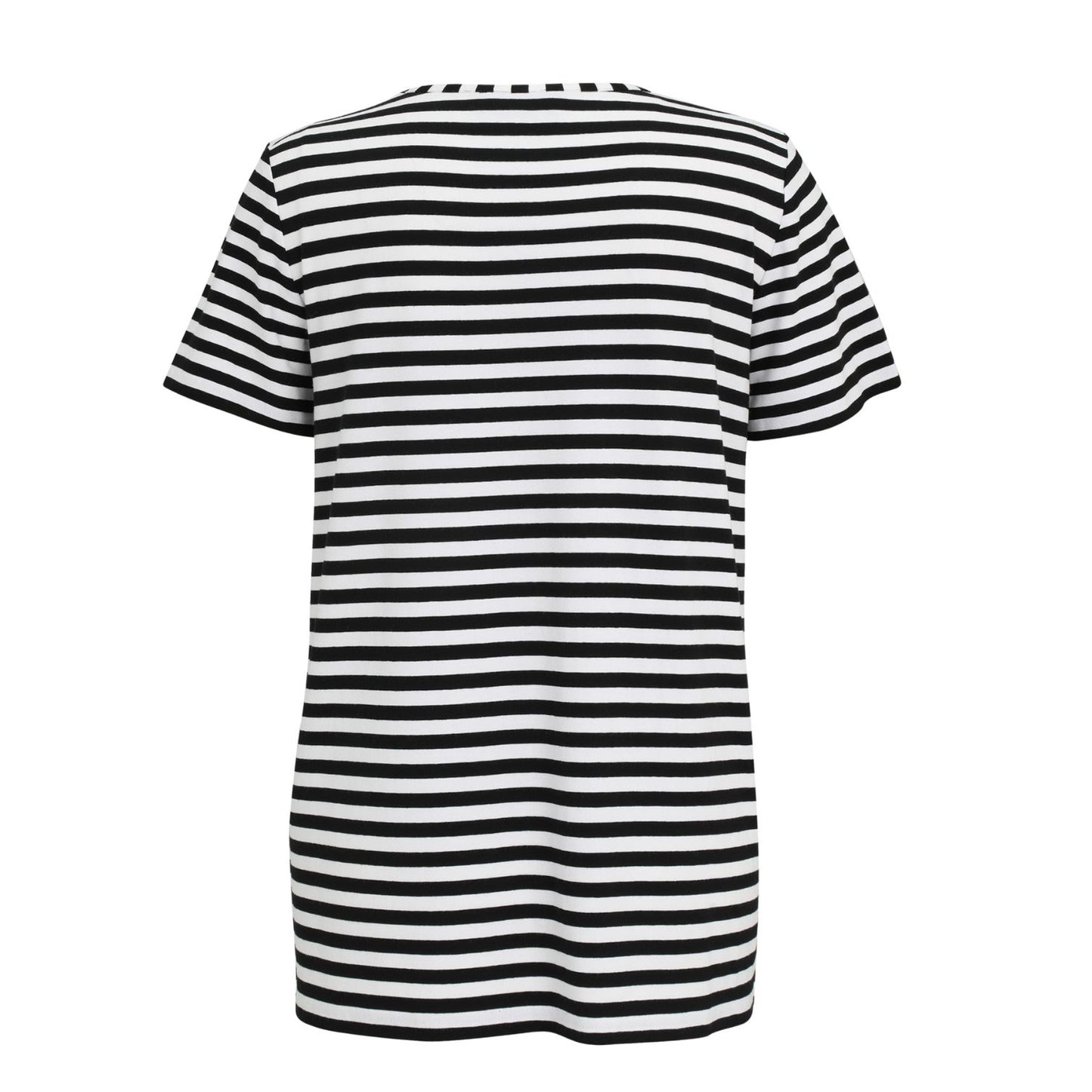 Doris Streich Shirt Schwarz-Weiß gestreift Strass große Größen – Nickis XXL Fashion – Ansicht 2