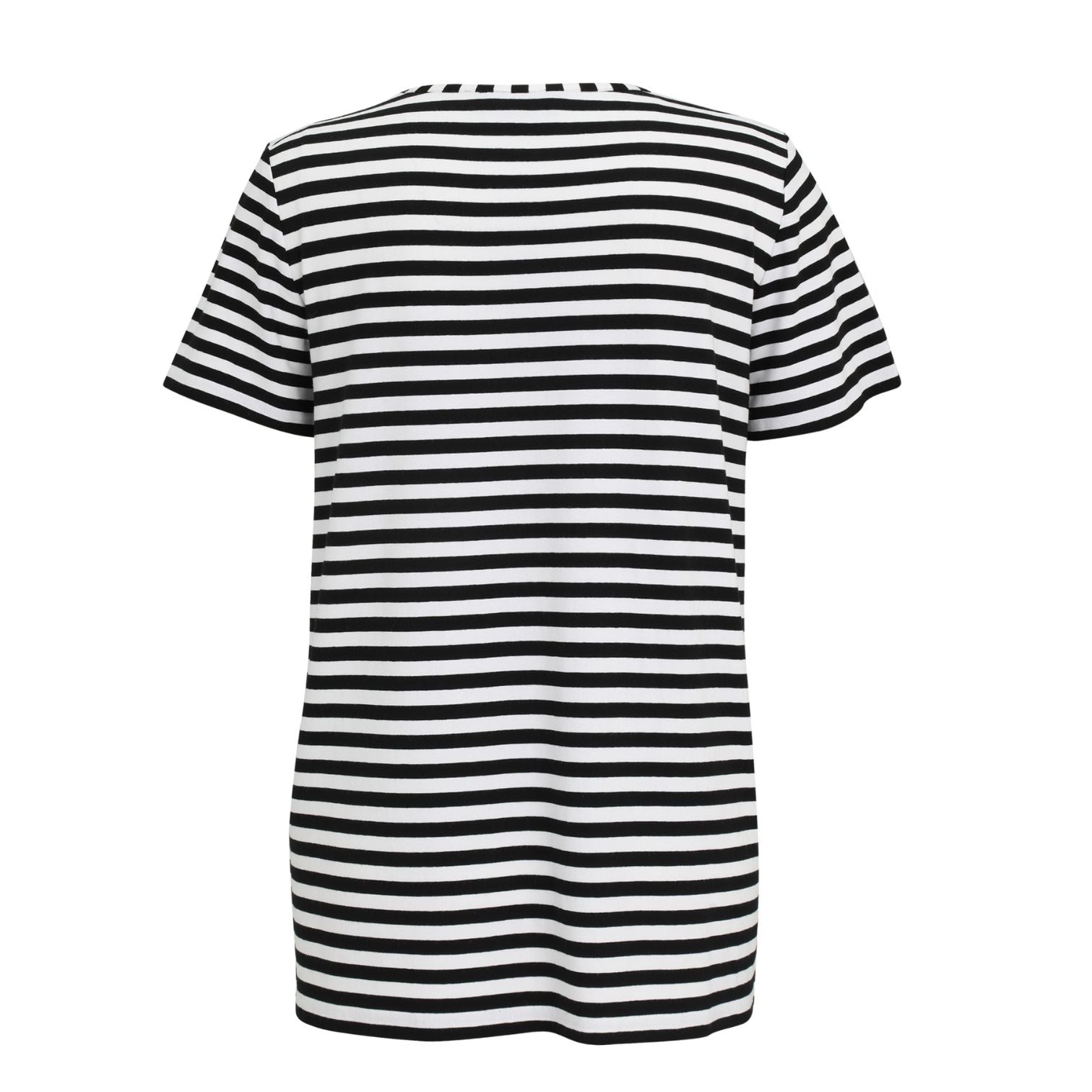 Doris Streich Shirt Schwarz-Weiß gestreift Strass große Größen – Nickis XXL Fashion – Ansicht 2