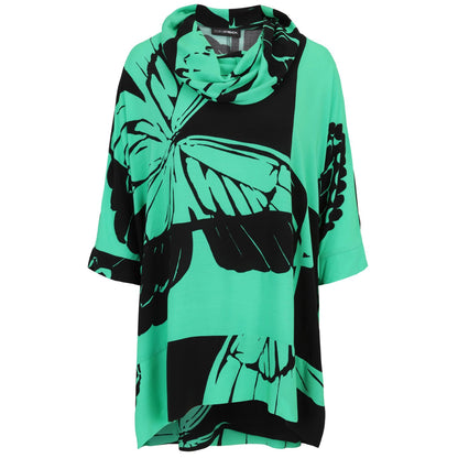Doris Streich Tunika Grün-Schwarz Oversize große Größen – Nickis XXL Fashion – Ansicht 3