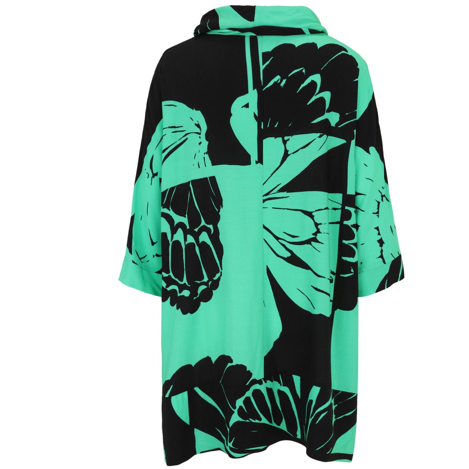 Doris Streich Tunika Grün-Schwarz Oversize große Größen – Nickis XXL Fashion – Ansicht 4