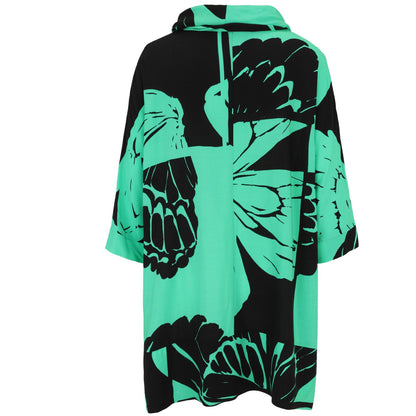 Doris Streich Tunika Grün-Schwarz Oversize große Größen – Nickis XXL Fashion – Ansicht 4