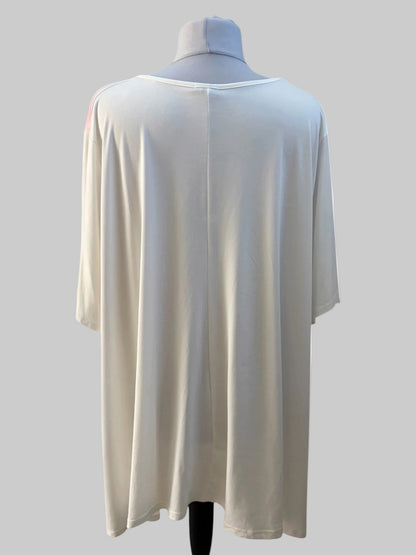 Frenzi Oversize Shirt – bunter Giraffen-Print – Große Größen 44–58