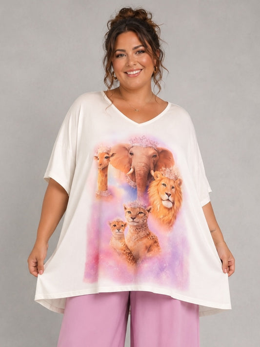 Frenzi Oversize Shirt große Größen – Könige der Steppe