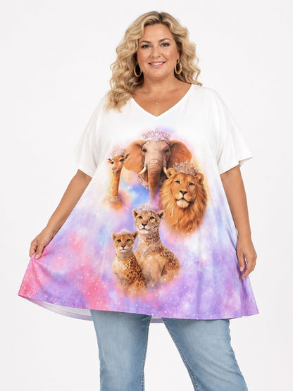 Frenzi Oversize Shirt große Größen – Könige der Steppe