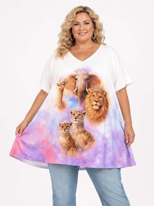 Frenzi Oversize Shirt große Größen – Könige der Steppe