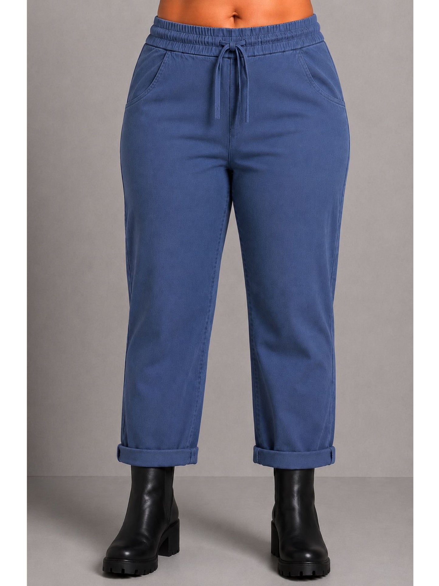 Moonshine Jogpant mit Rundumgummizug – Pink, Orange, Kiwi-Grün, Weiß, Grau, Schwarz & Jeansblau Gr. 40–58