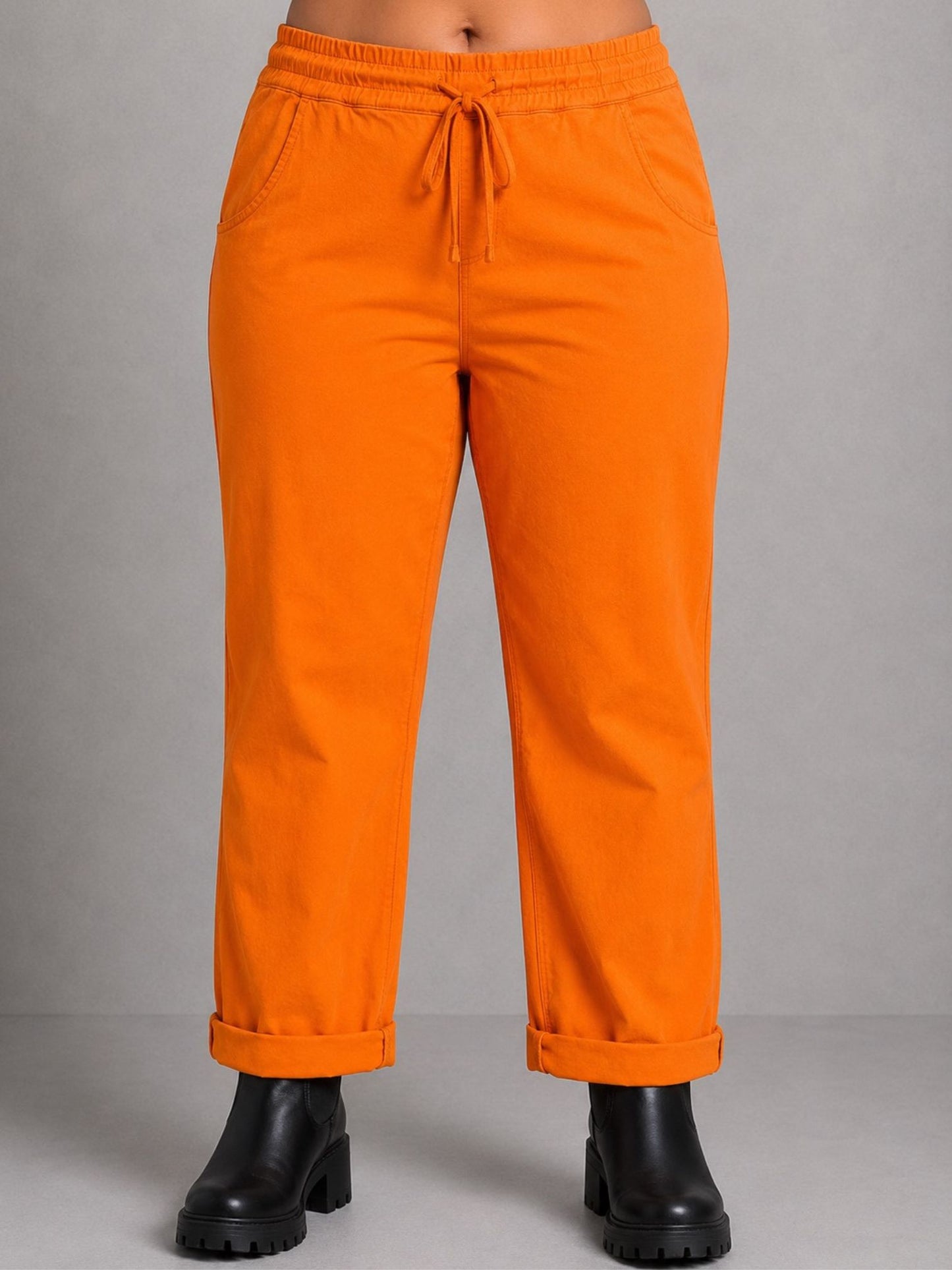 Moonshine Jogpant mit Rundumgummizug – Pink, Orange, Kiwi-Grün, Weiß, Grau, Schwarz & Jeansblau Gr. 40–58