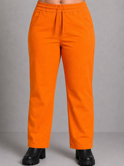 Moonshine Jogpant mit Rundumgummizug – Pink, Orange, Kiwi-Grün, Weiß, Grau, Schwarz & Jeansblau Gr. 40–58