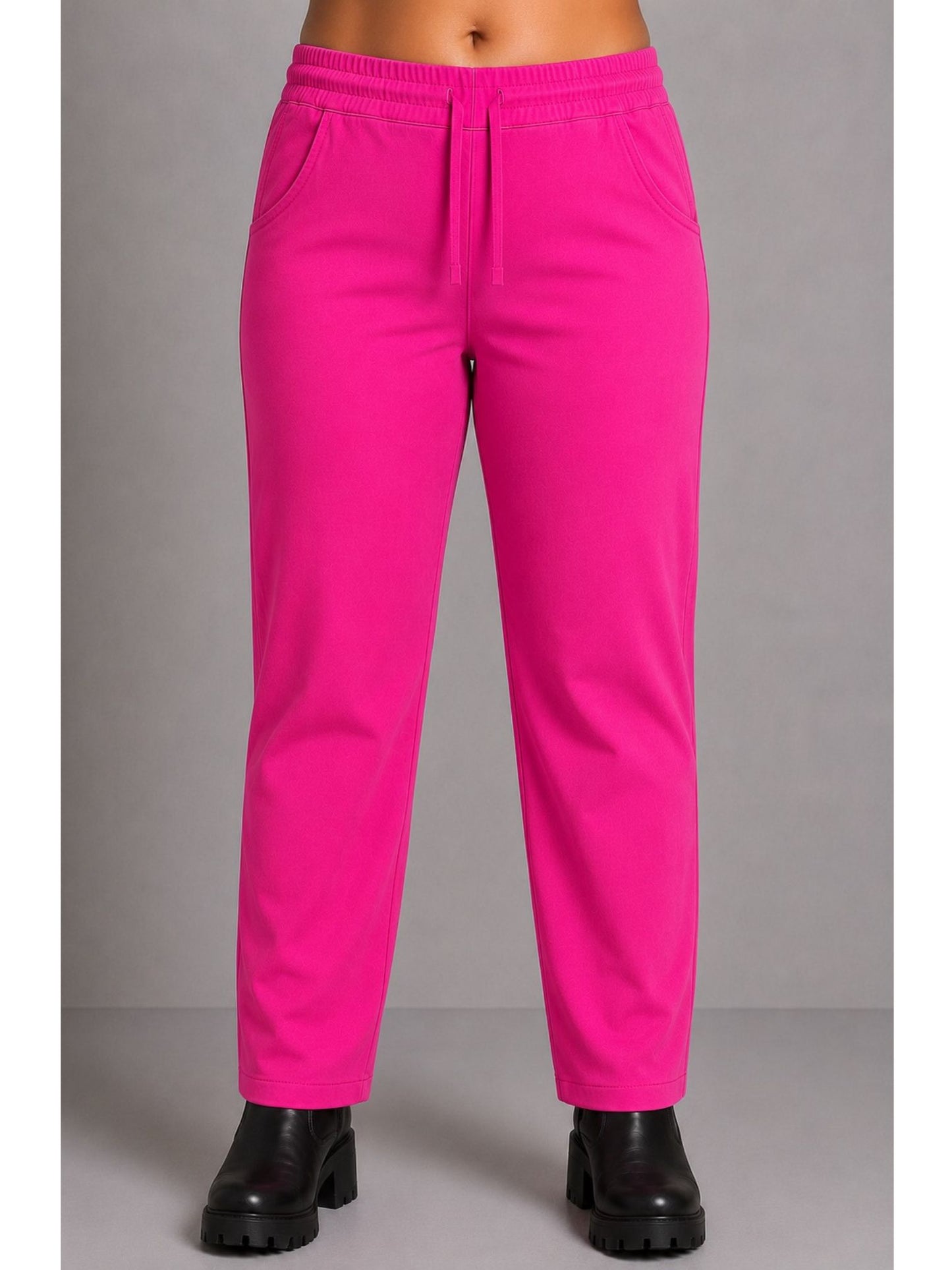Moonshine Jogpant mit Rundumgummizug – Pink, Orange, Kiwi-Grün, Weiß, Grau, Schwarz & Jeansblau Gr. 40–58
