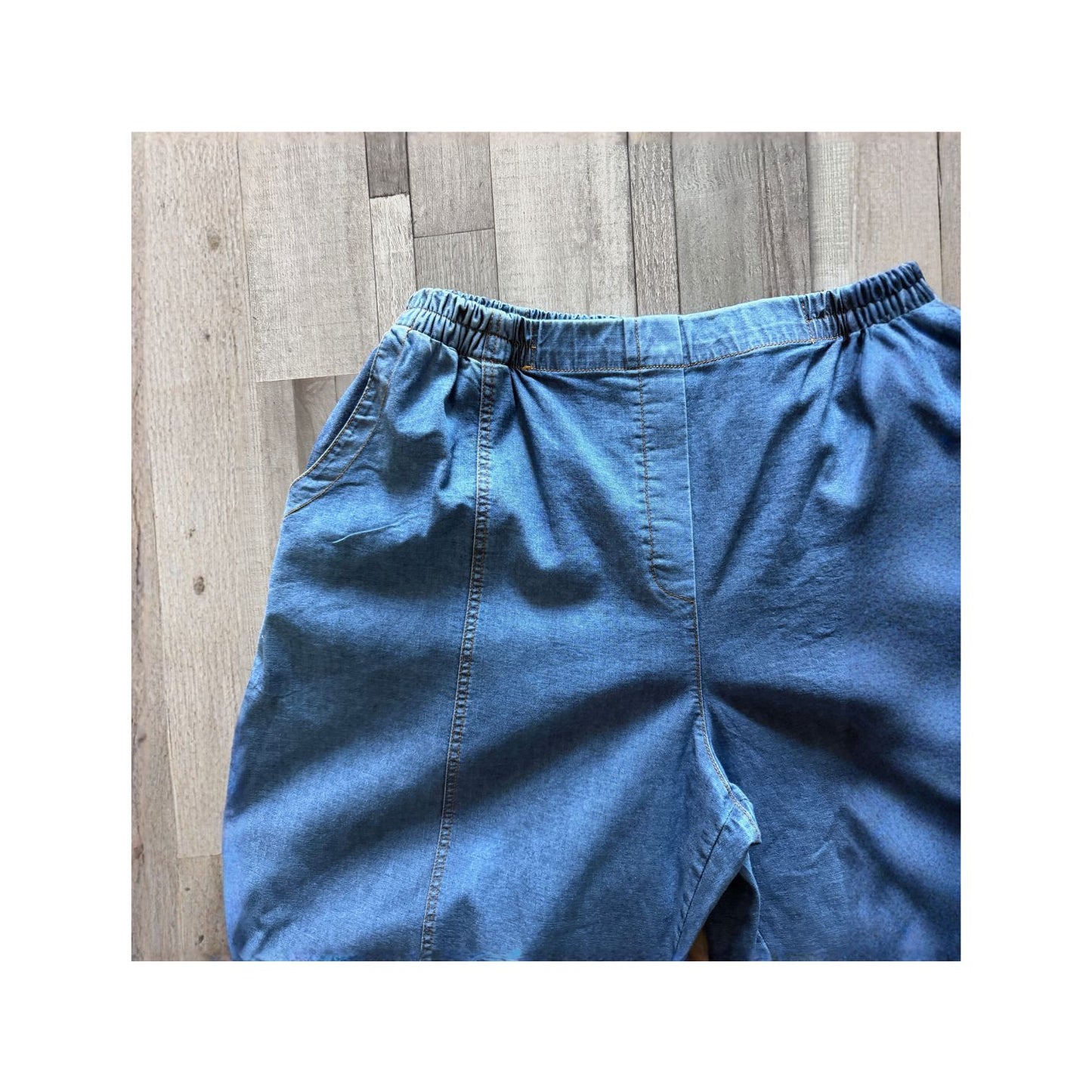 Sinne by Coom Ballonhose Denimblau große Größen – Nickis XXL Fashion – Ansicht 3