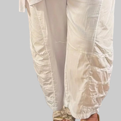 Sinne by Coom Hose mit Microtaft-Falten pink weiß