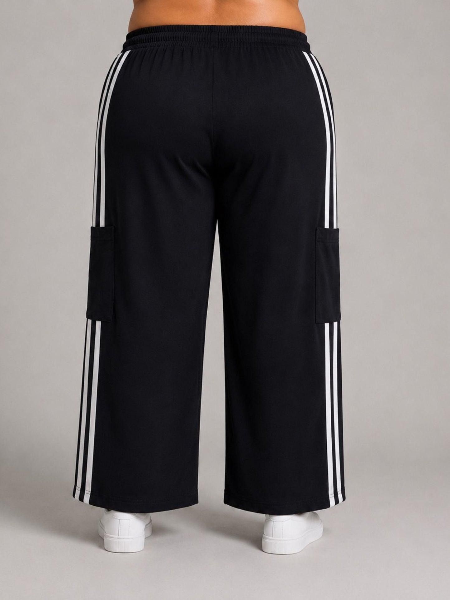 Sinne by Coom Cargo-Hose mit Streifen – Hose große Größen