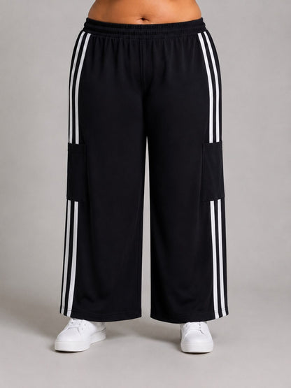 Sinne by Coom Cargo-Hose mit Streifen – Hose große Größen