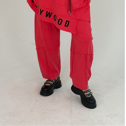 Sinne by Coom Hose Sweatstoff legerer Schnitt schwarz / weiß / koralle / hellblau / grün