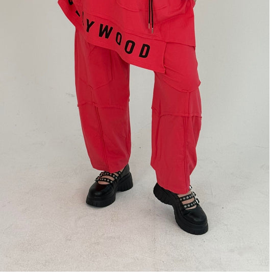 Sinne by Coom Hose Sweatstoff legerer Schnitt schwarz / weiß / koralle / hellblau / grün