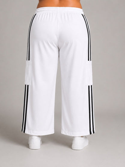 Sinne by Coom Cargo-Hose mit Streifen – Hose große Größen