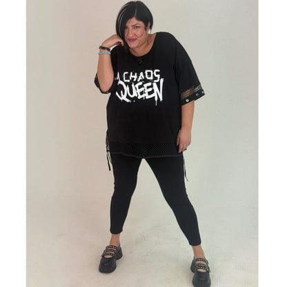 Sinne by Coom Tunika Chaos Queen Oversize große Größen – Nickis XXL Fashion – Ansicht 2