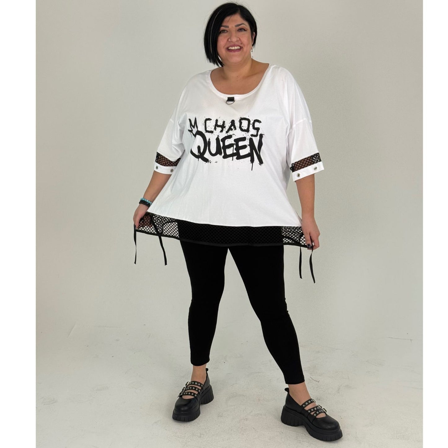 Sinne by Coom Tunika Chaos Queen Oversize große Größen – Nickis XXL Fashion – Ansicht 6
