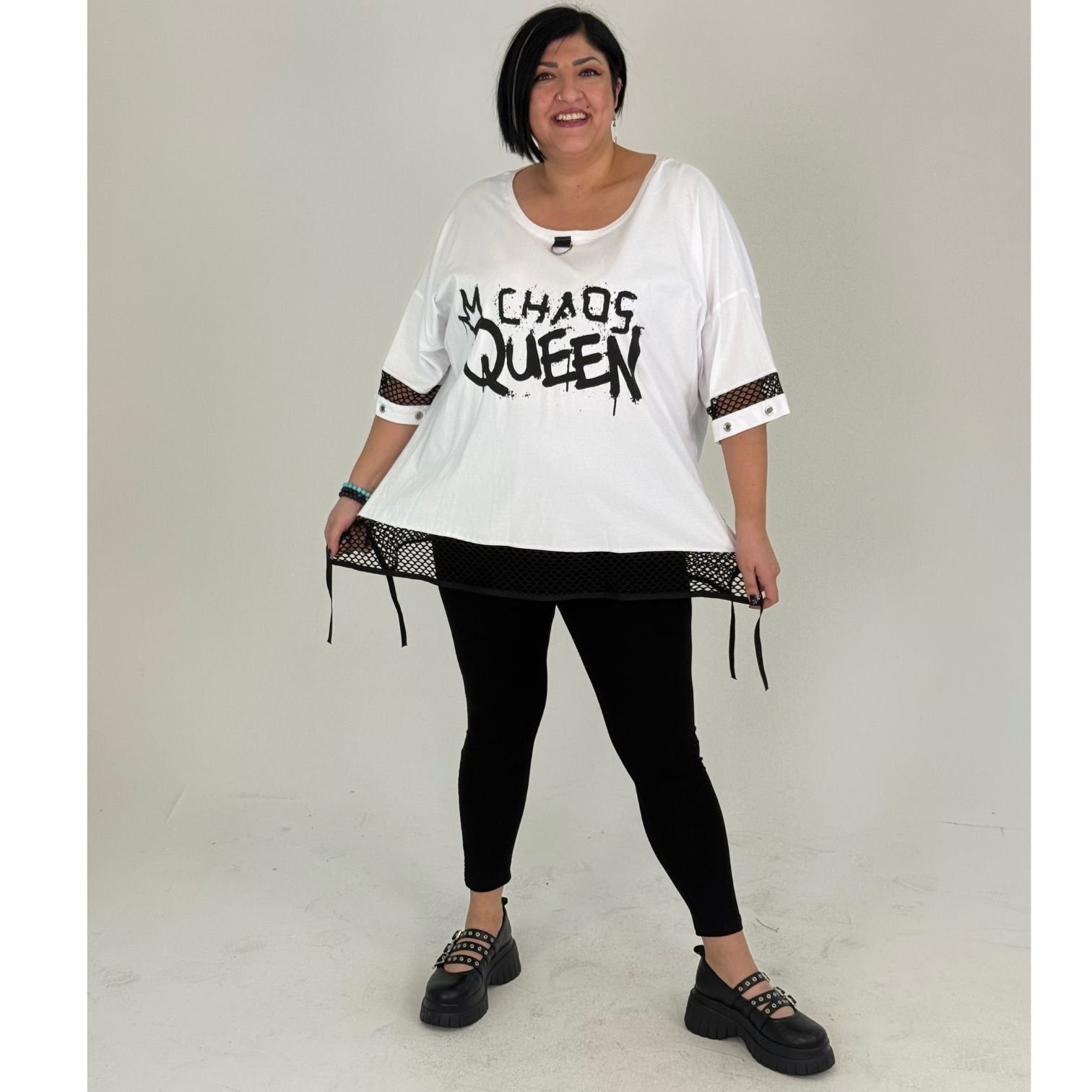 Sinne by Coom Tunika Chaos Queen Oversize große Größen – Nickis XXL Fashion – Ansicht 6