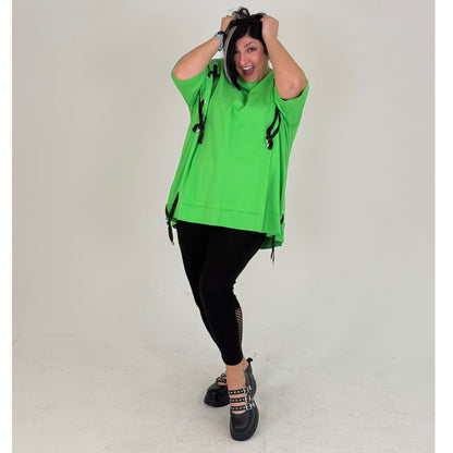 Sinne by Coom Shirt mit Bändern & Lochnieten Oversize verschiedene Farben