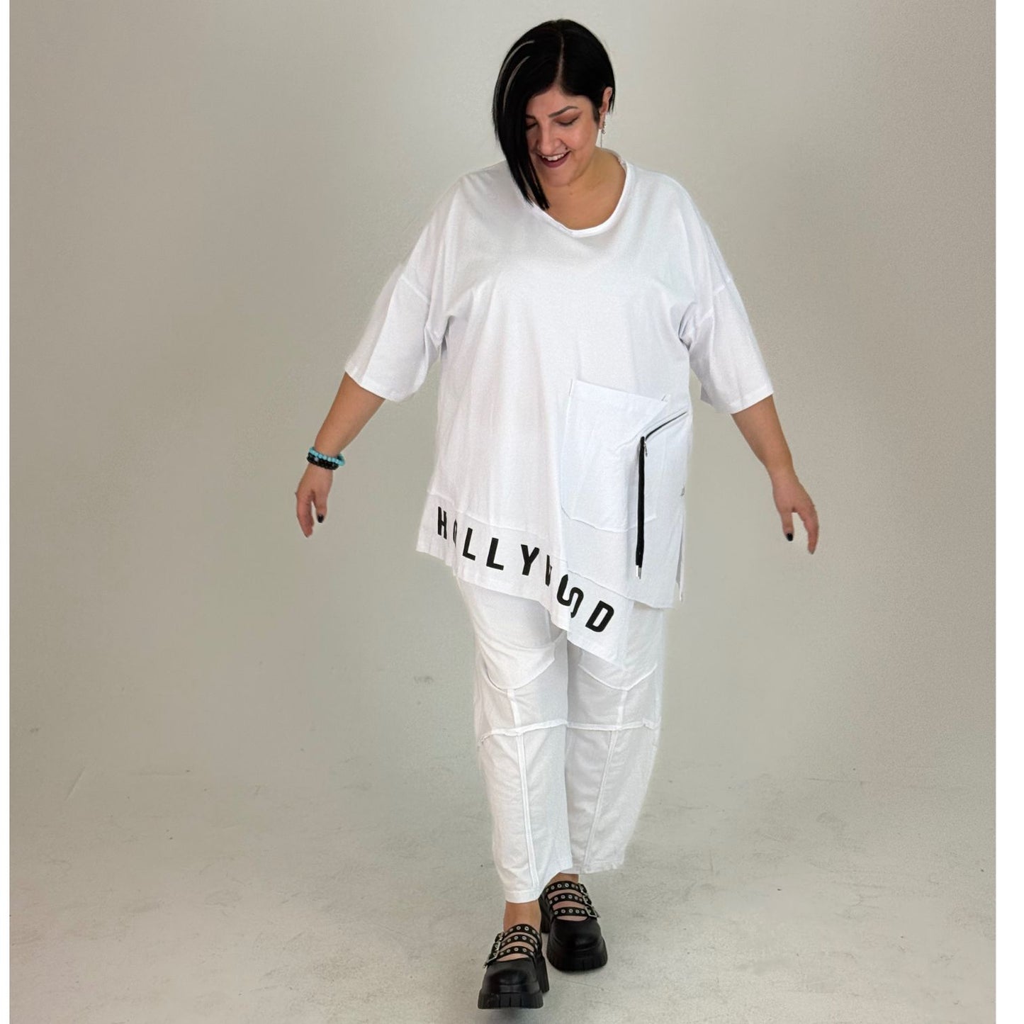 Sinne by Coom Hollywood Shirt asymetrisch A-Form - verschiedene Farben