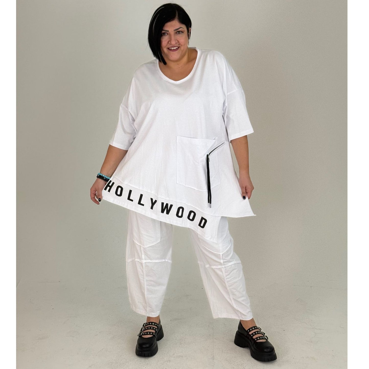 Sinne by Coom Hollywood Shirt asymetrisch A-Form - verschiedene Farben