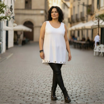 Sinne by Coom Ösen Top A-Linie große Größen – Nickis XXL Fashion