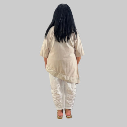 Sinne by Coom Tunika asymmetrisch Microtaft Plus Size 44–58