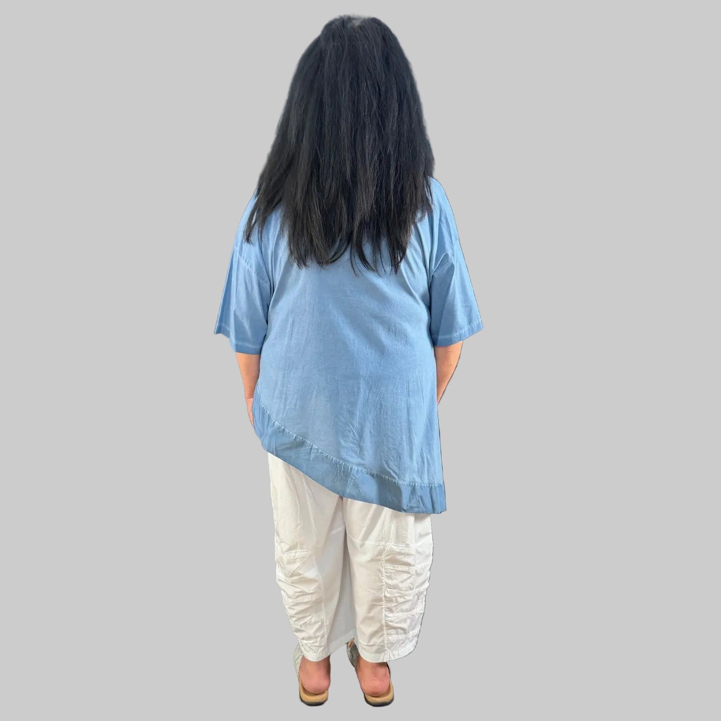 Sinne by Coom Tunika asymmetrisch Microtaft Plus Size 44–58