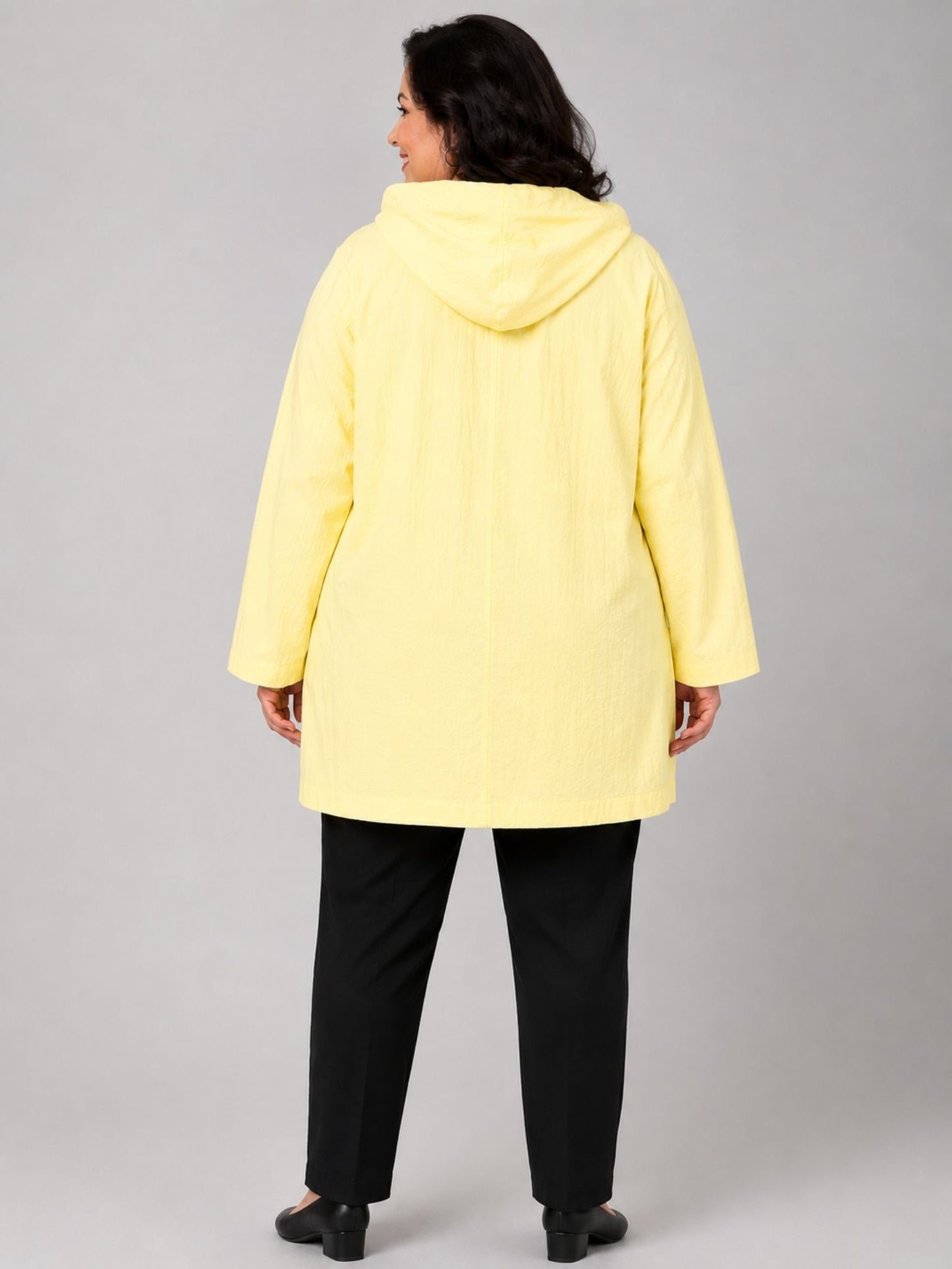 Sinne by Coom Windbreaker – Hellgelb & Pink | Kapuze, Übergrößen Jacke