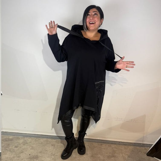 Sinne by Coom Design Long-Shirt Schwarz – modern, weich & figurschmeichelnd 42 44 46 48 50 52 54 56 58