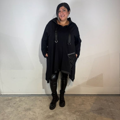 Sinne by Coom Design Long-Shirt Schwarz – modern, weich & figurschmeichelnd 42 44 46 48 50 52 54 56 58