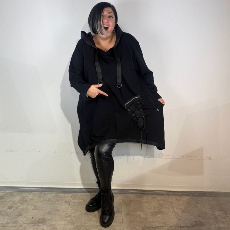 Sinne by Coom Design Long-Shirt Schwarz – modern, weich & figurschmeichelnd 42 44 46 48 50 52 54 56 58