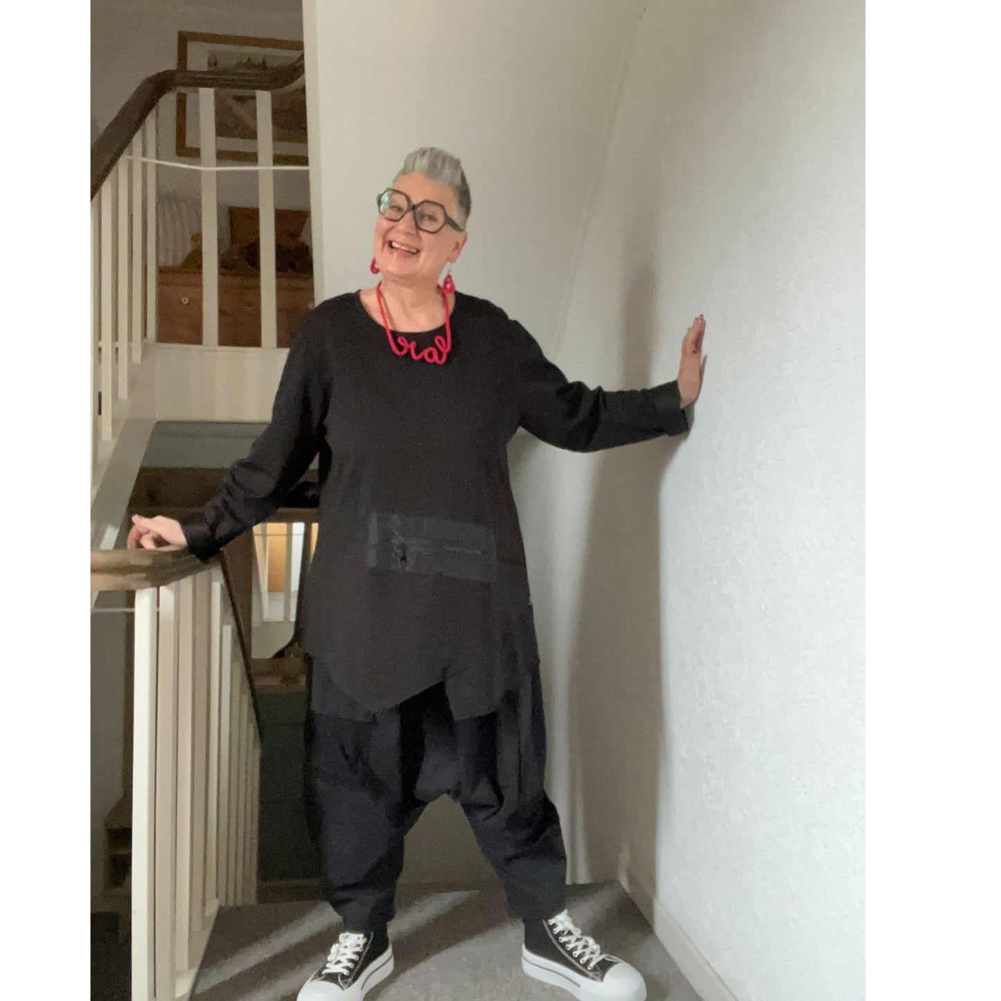 Sinne by Coom Shirt A-Form asymmetrisch Microtaft Details