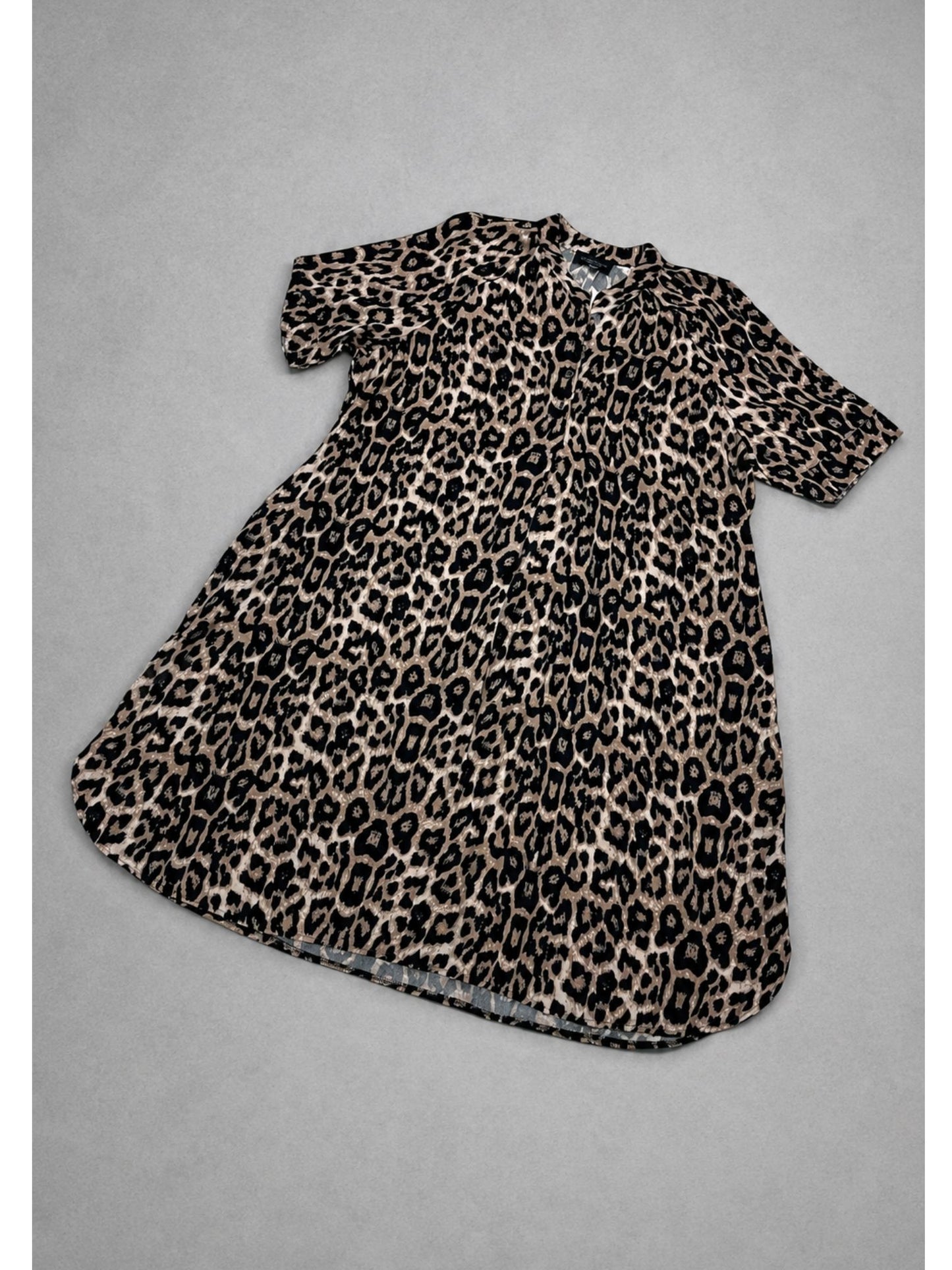 Vincenzo Allocca Kleid mit Leopardenprint – Gr. 52/54