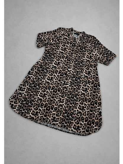 Vincenzo Allocca Kleid mit Leopardenprint – Gr. 52/54