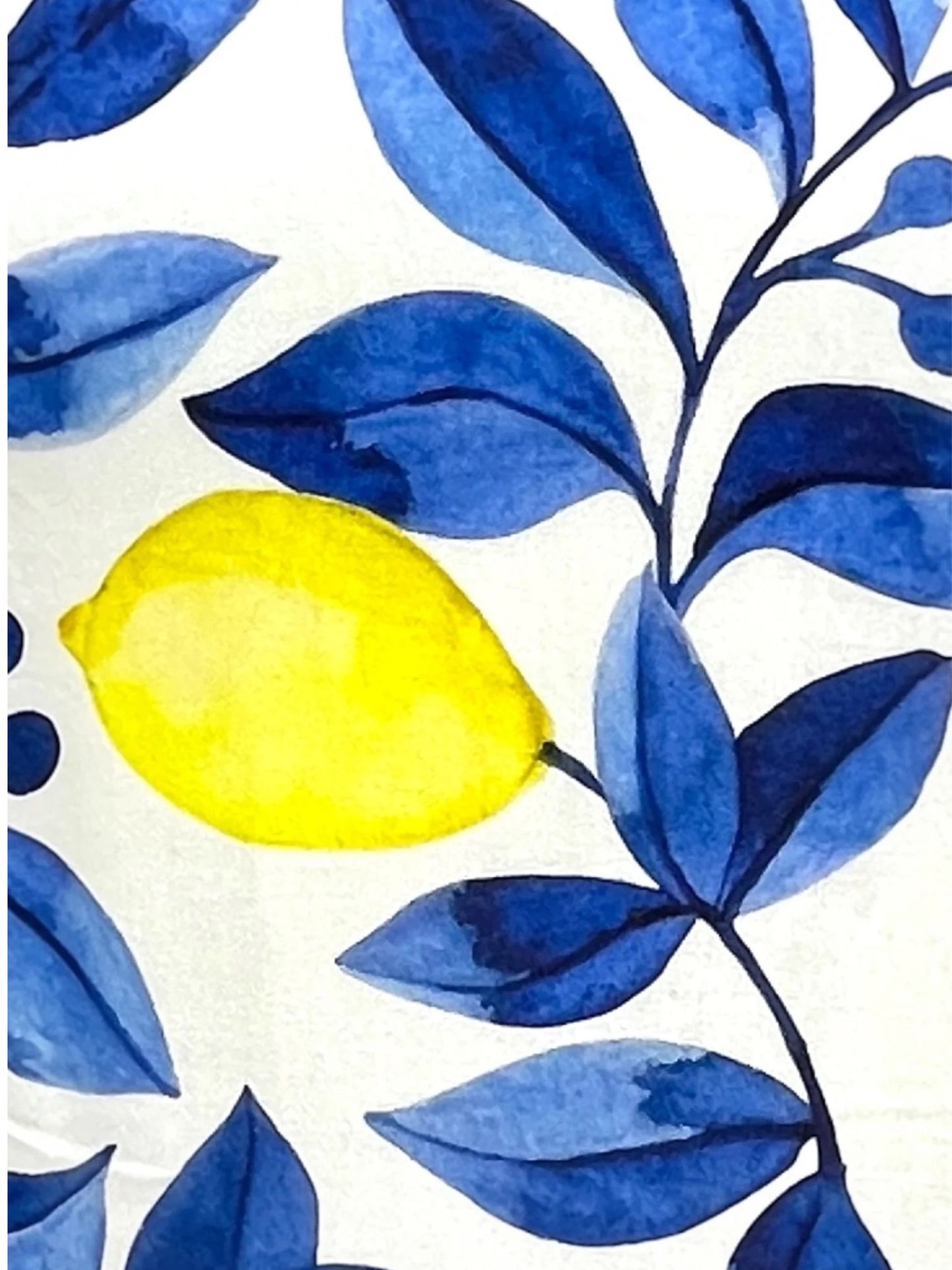 Sommerkleid große Größen Maxikleid Grafik-Print Zitrone Vincenzo Allocca